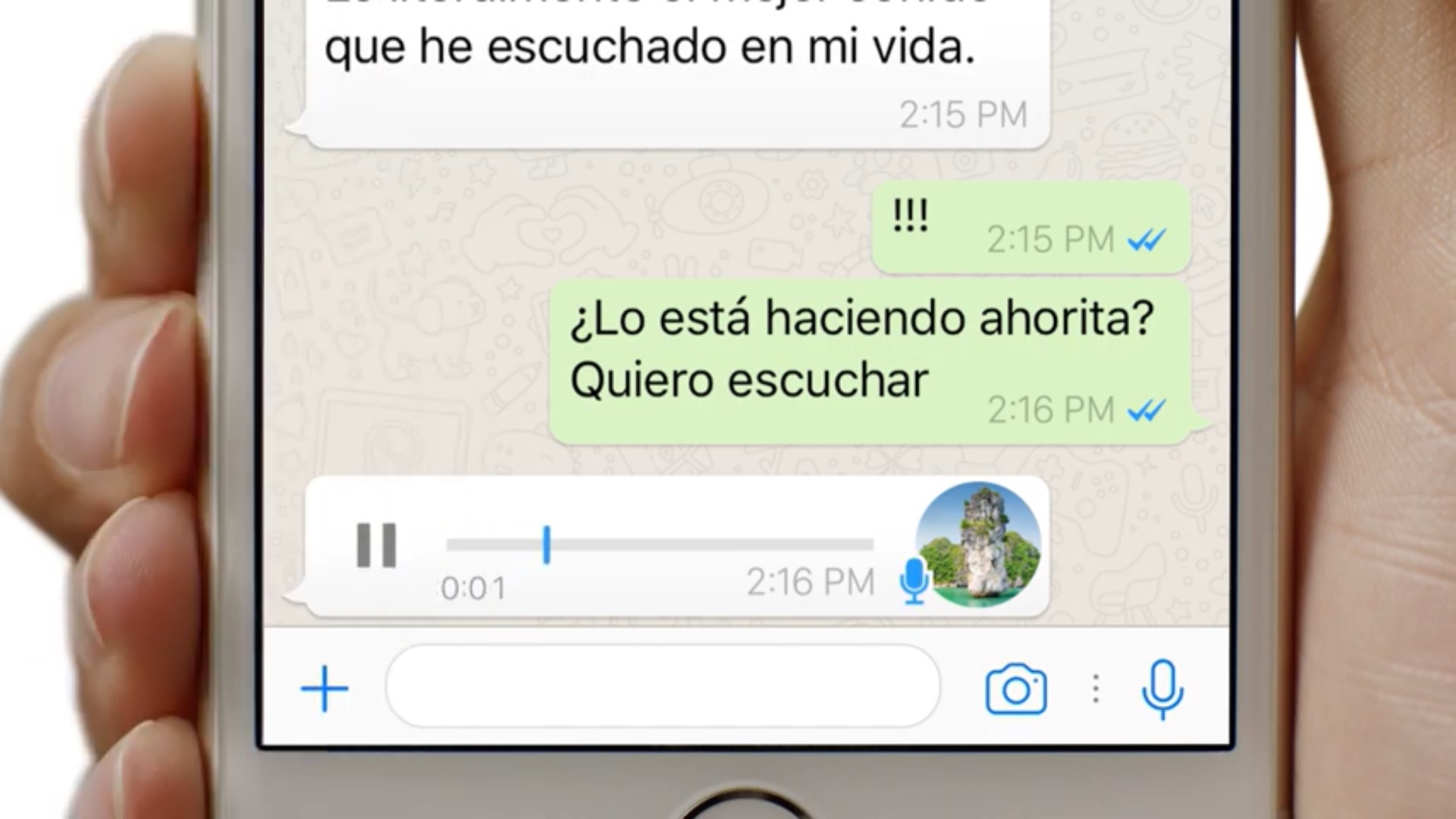 WhatsApp transcribirá los mensajes de voz en iOS