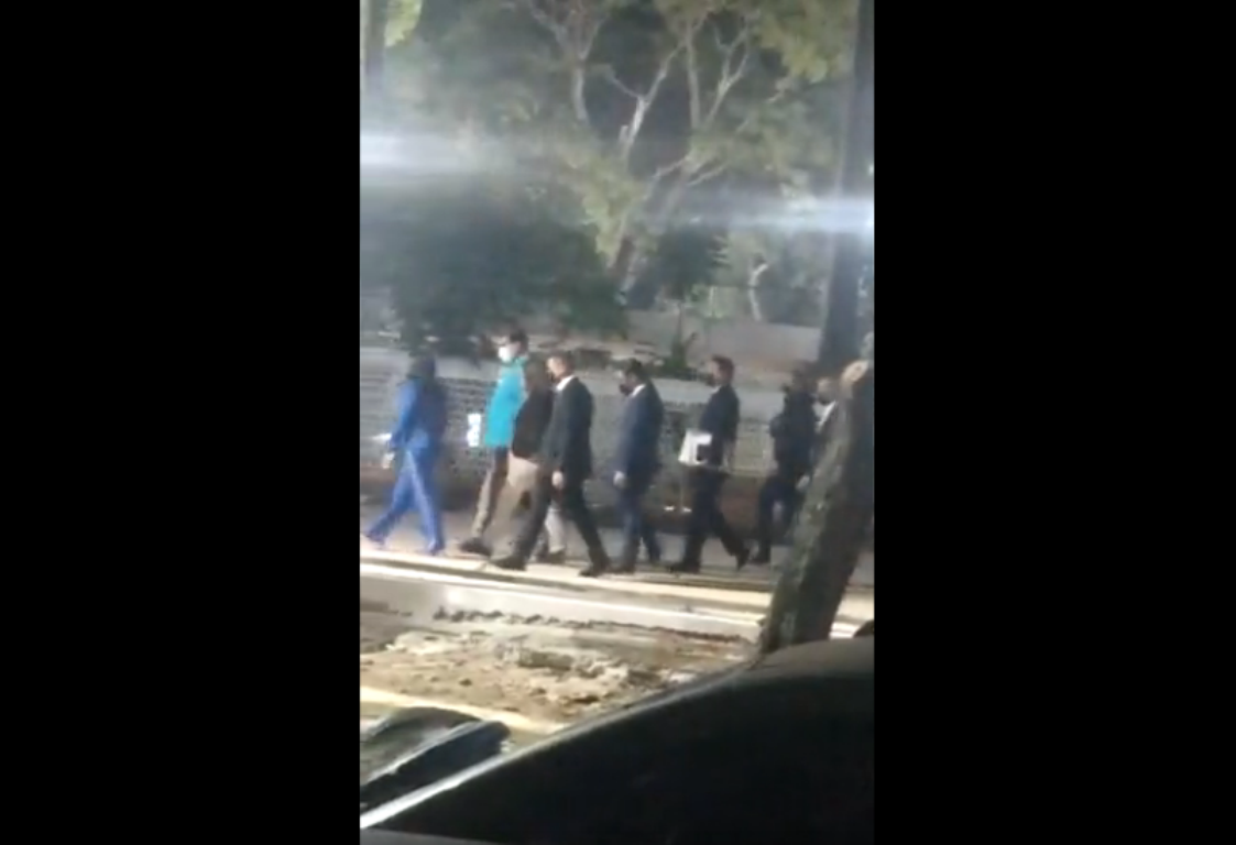 Maduro y Delcy Rodríguez hicieron un recorrido nocturno en la UCV