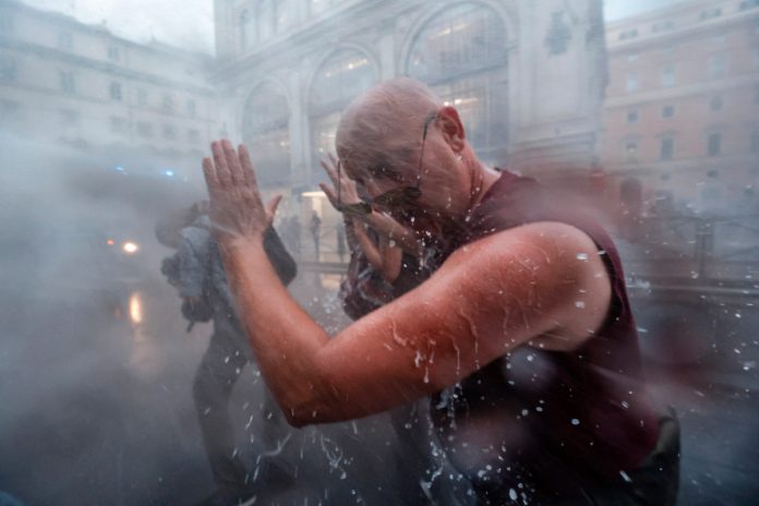 Roma, protestas