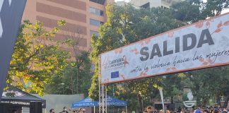"Marea morada" toma Caracas en carrera de la UE contra la violencia de género