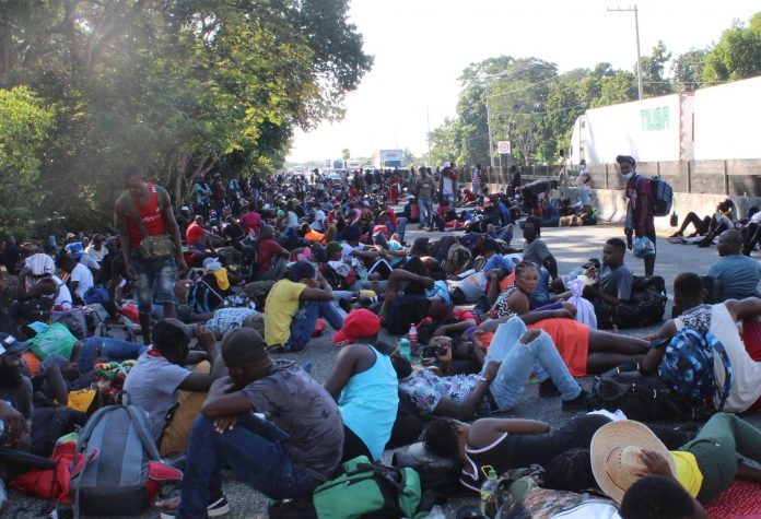 migrantes caravana Unicef y niños en México