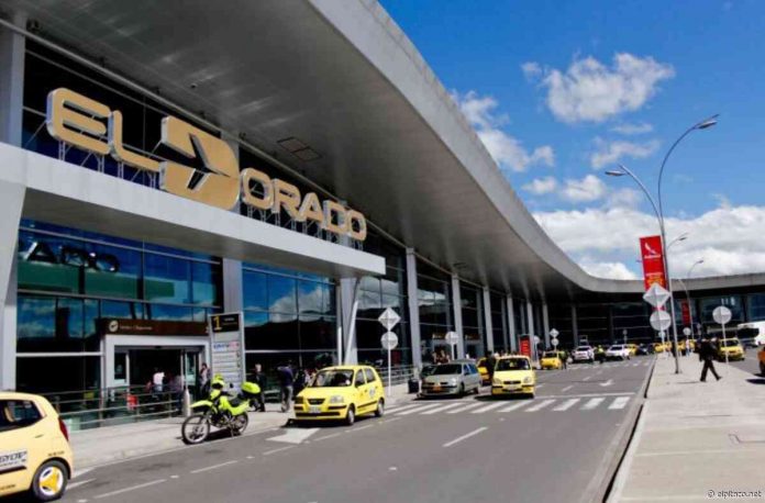 venezolanos aeropuerto Bogotá