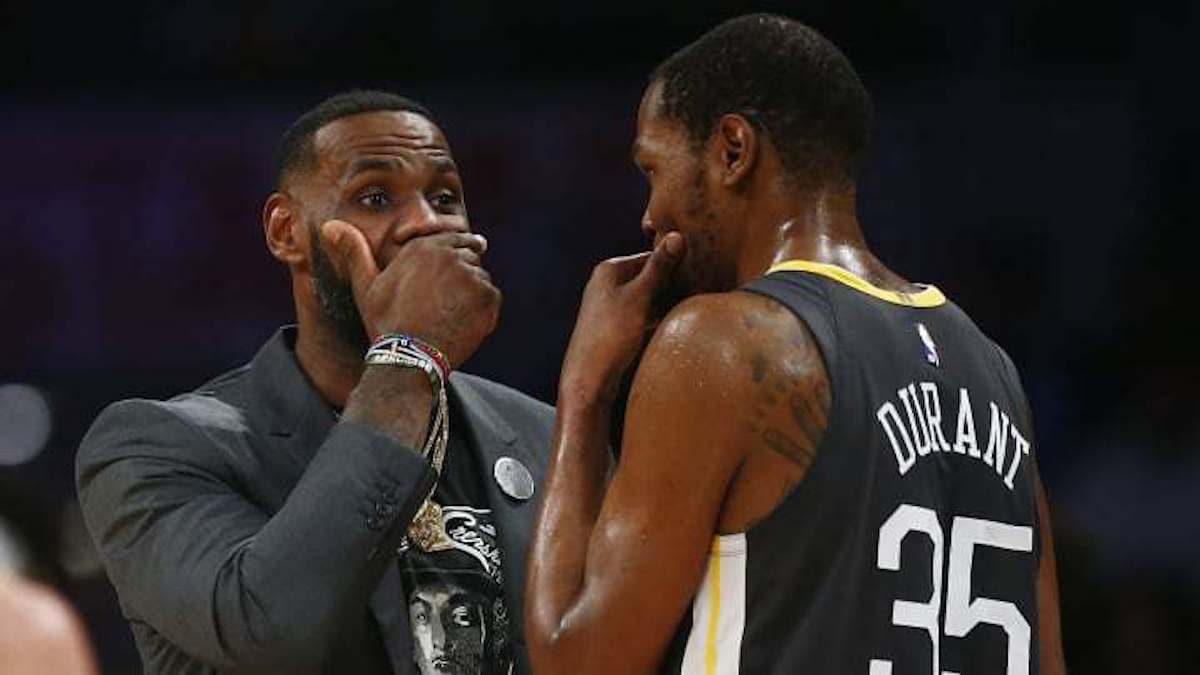 LeBron James y Kevin Durant serán los capitanes en el All-Star de la NBA