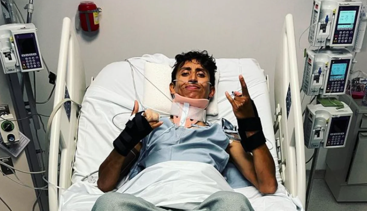 Egan Bernal con casi 20 huesos rotos: «Está siendo la carrera más dura»