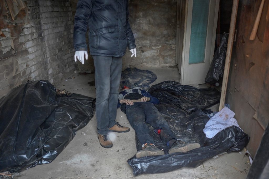 cadáveres  Ucrania
