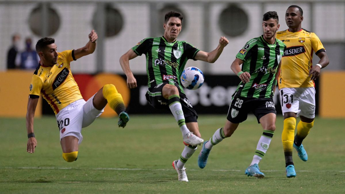 Barcelona y América Mineiro jugarán a muerte para seguir en la Libertadores