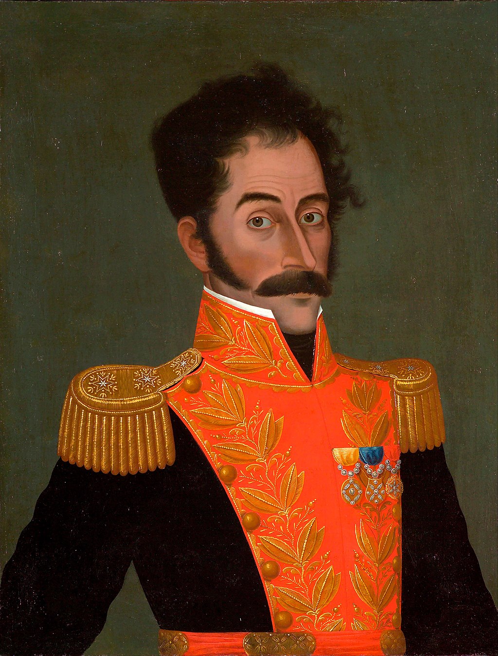 Simon Bolivar por Jose Gil de Castro. Circa 1825