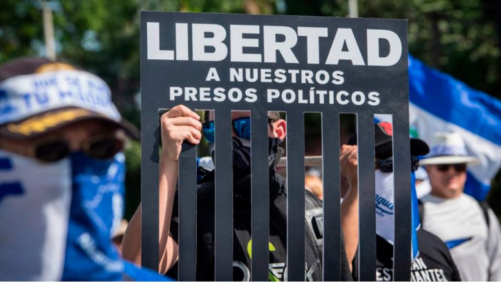 presos políticos en Nicaragua