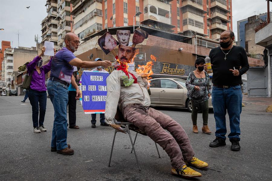quemaron Maduro Putin