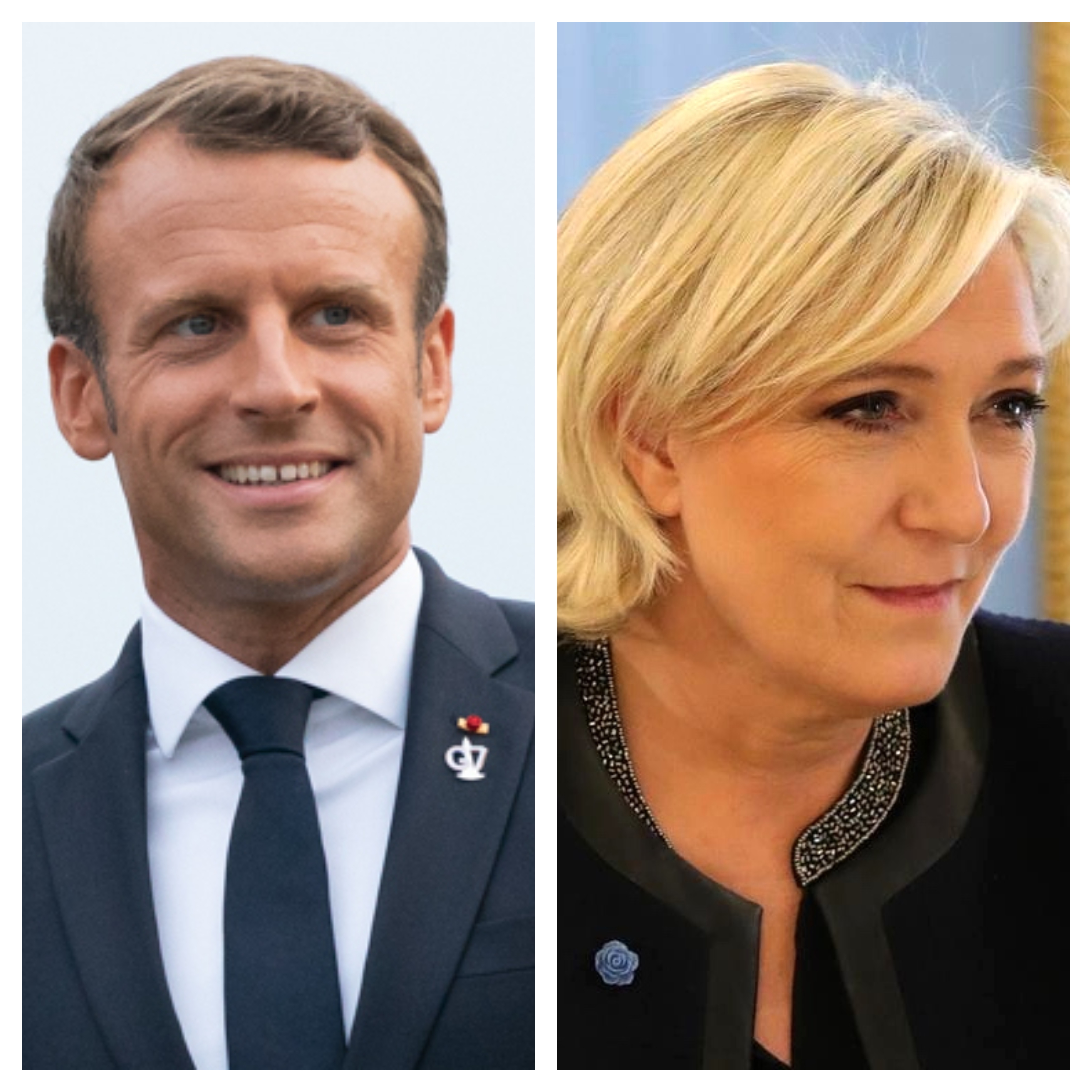 Macron y Le Pen pasarían a la segunda vuelta, según las primeras proyecciones