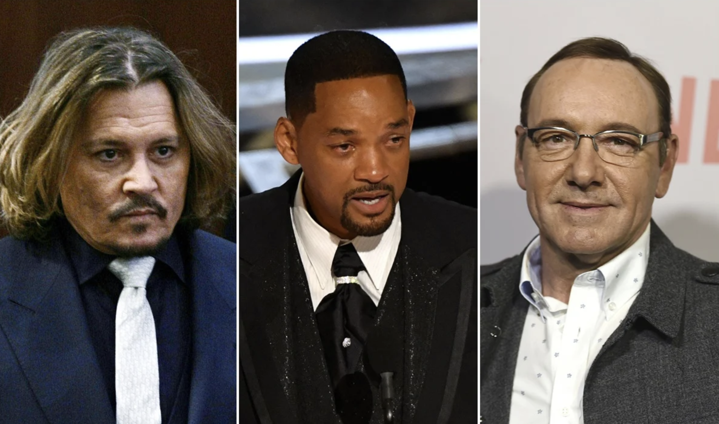 Johnny Depp, Will Smith y Kevin Spacey: el escándalo que quebrantó sus carreras