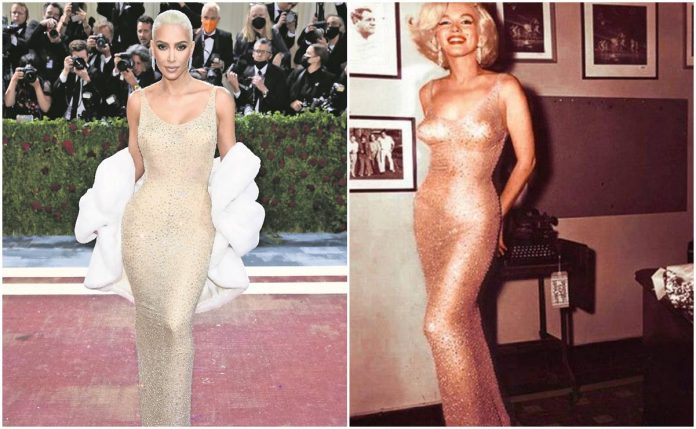Kardashian Monroe vestido