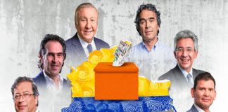 Candidatos presidenciales en Colombia votaron