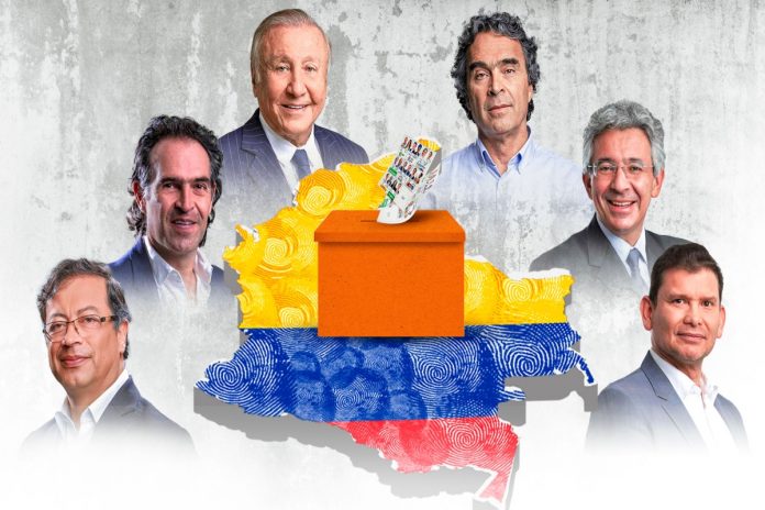 Candidatos presidenciales en Colombia votaron