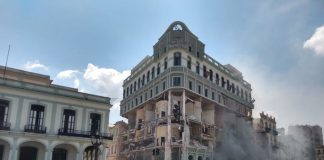 explosión en La Habana