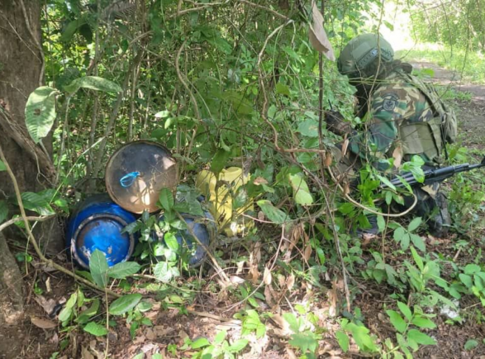 FANB desactivó 50 kilos de explosivos en el estado Apure