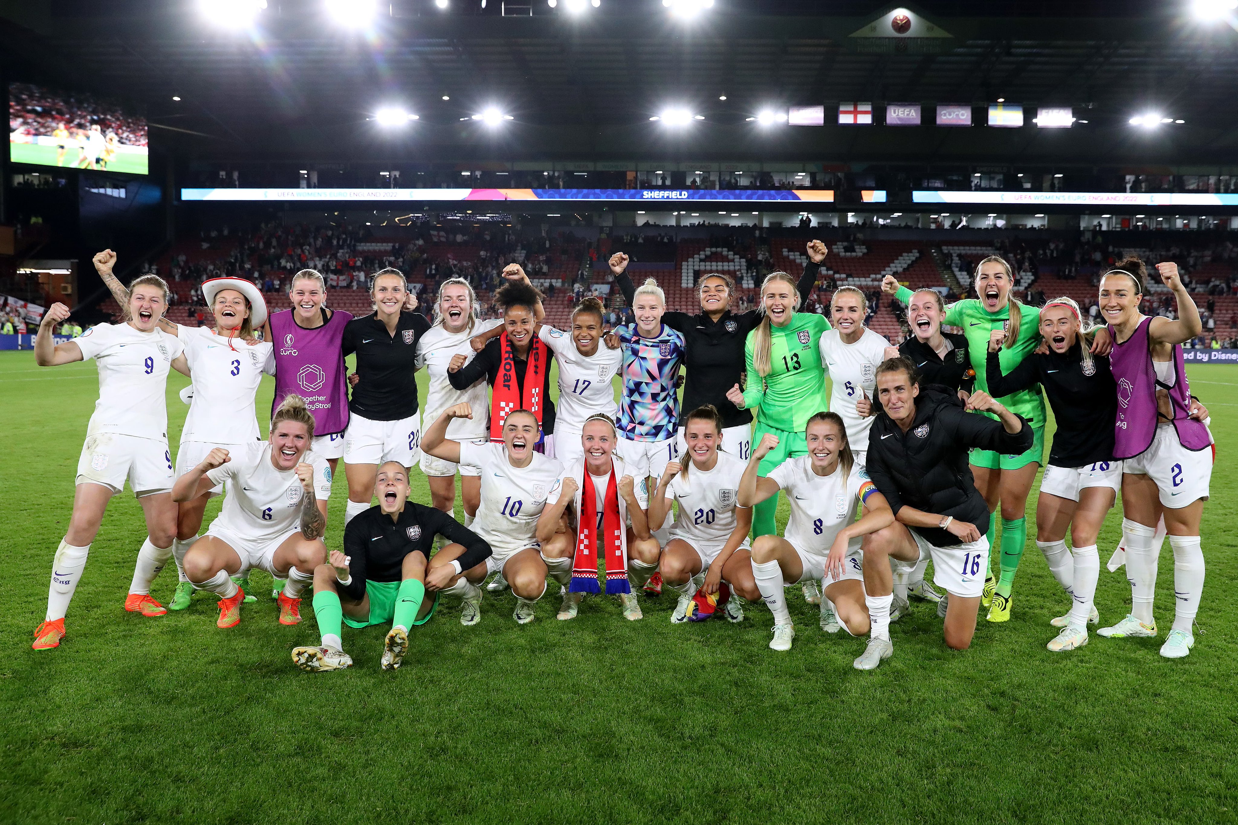 Inglaterra golea 4-0 a Suecia y pasa a la final de la Eurocopa femenina