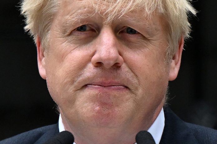 Boris Johnson, sus salida del Parlamento