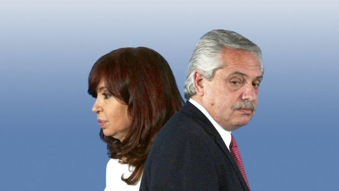 Cristina Fernández critica al presidente Alberto Fernández