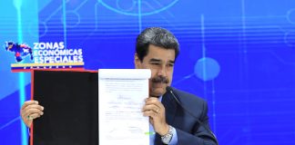 Maduro zonas económicas