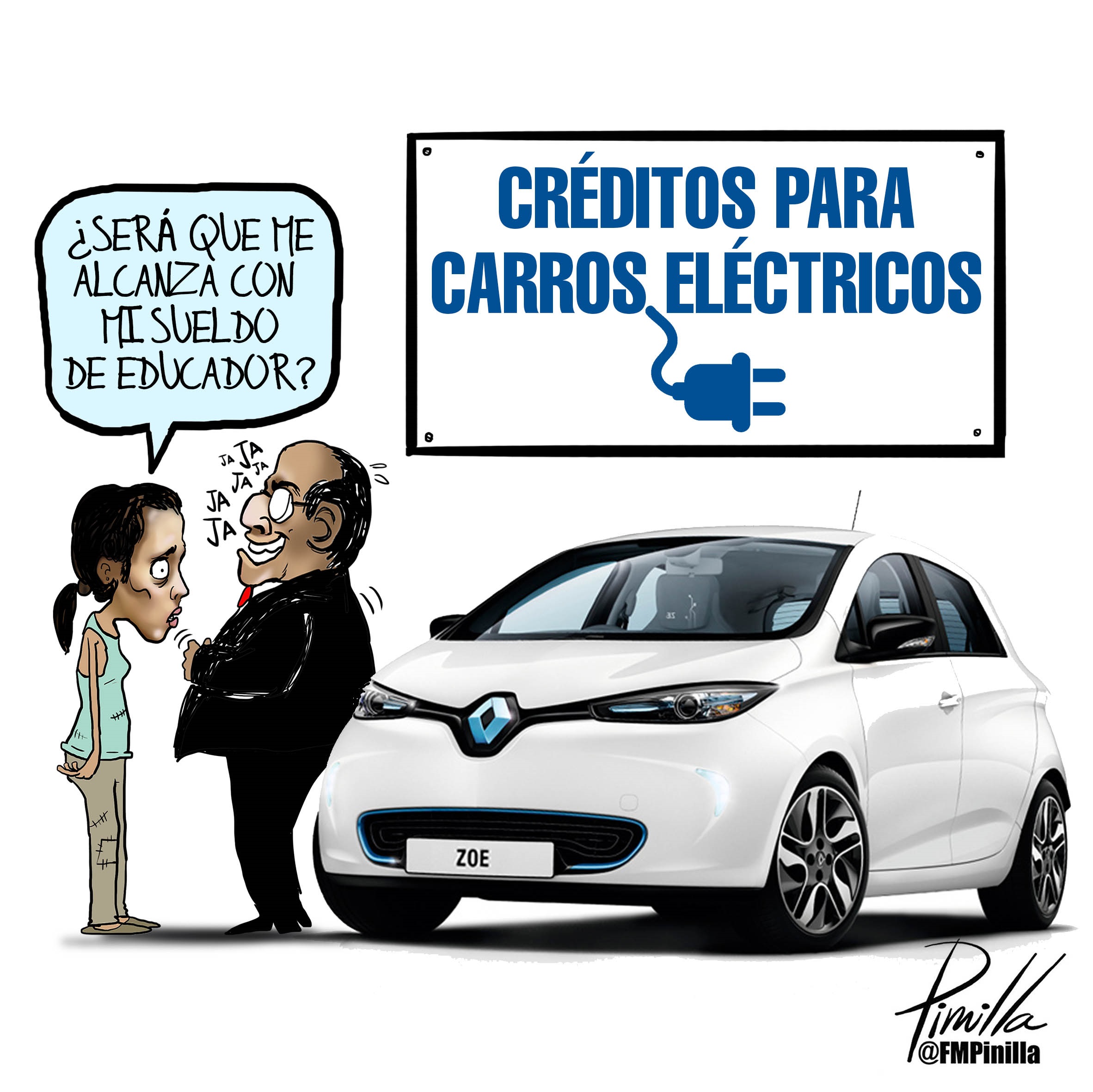 Pinilla: Créditos para carros eléctricos