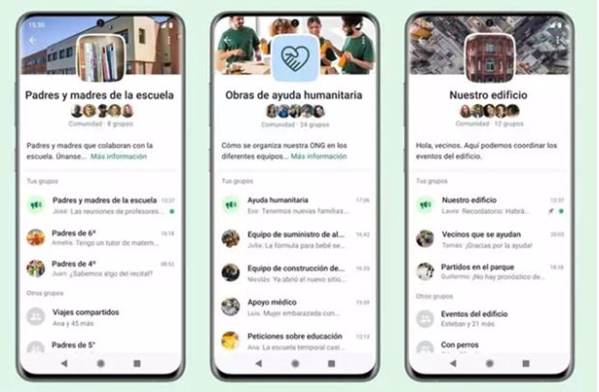 WhatsApp comienza a implementar las Comunidades, que reúnen grupos en torno a temáticas e intereses comunes