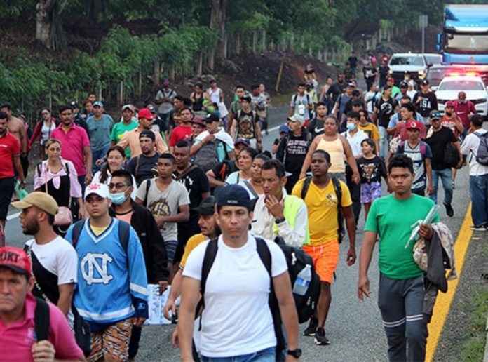caravana migrantes en México