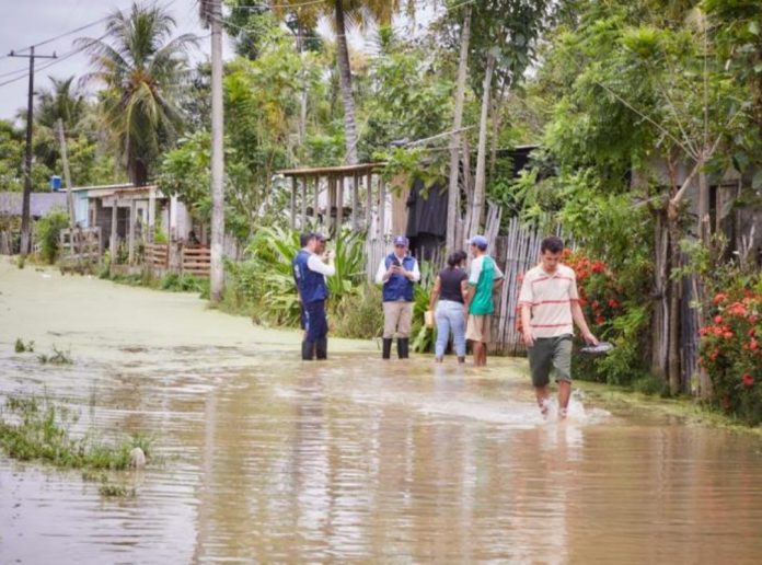 municipios inundación Colombia