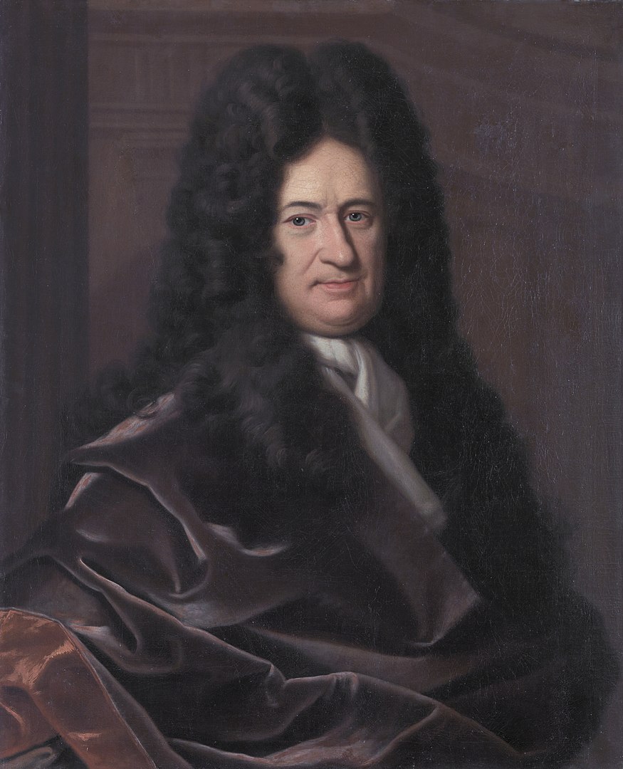 Gottfried Wilhelm Leibniz.*oil on canvas.*81 x 66 cm.