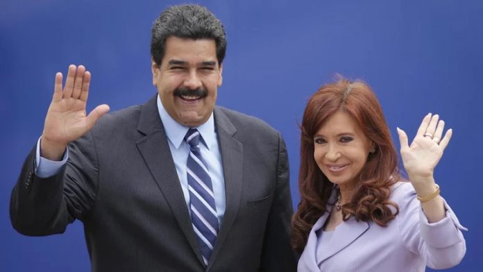 Nicolás Maduro y Cristina Fernández