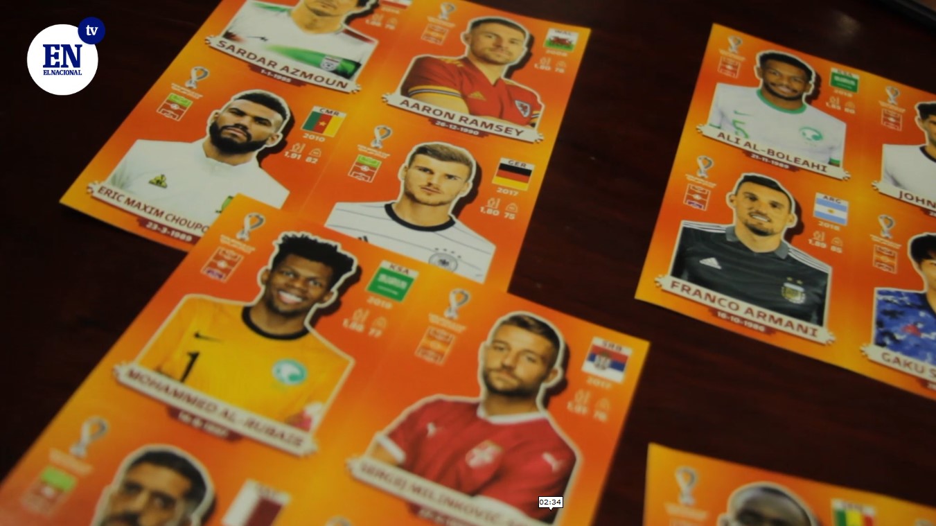 Venezuela está entre los 10 países donde más se venden barajitas de Panini