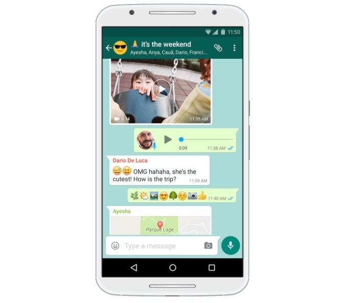 WhatsApp destaca el chat de mensajes con uno mismo