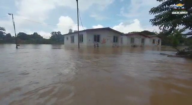 80 familias afectadas por desbordamiento del río Noguera en Carabobo