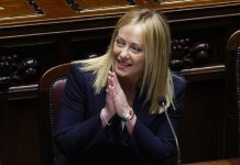 primera ministra de Italia Giorgia Meloni anotó un triunfo arrollador