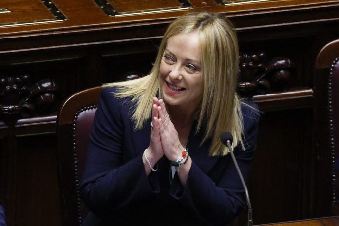 primera ministra de Italia Giorgia Meloni anotó un triunfo arrollador