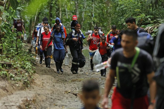 Panamá migrantes Autoridades de Colombia: se agudiza la crisis migratoria en el Darién