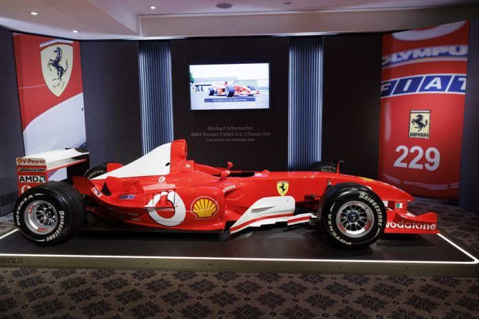 Ferrari de Michael Schumacher