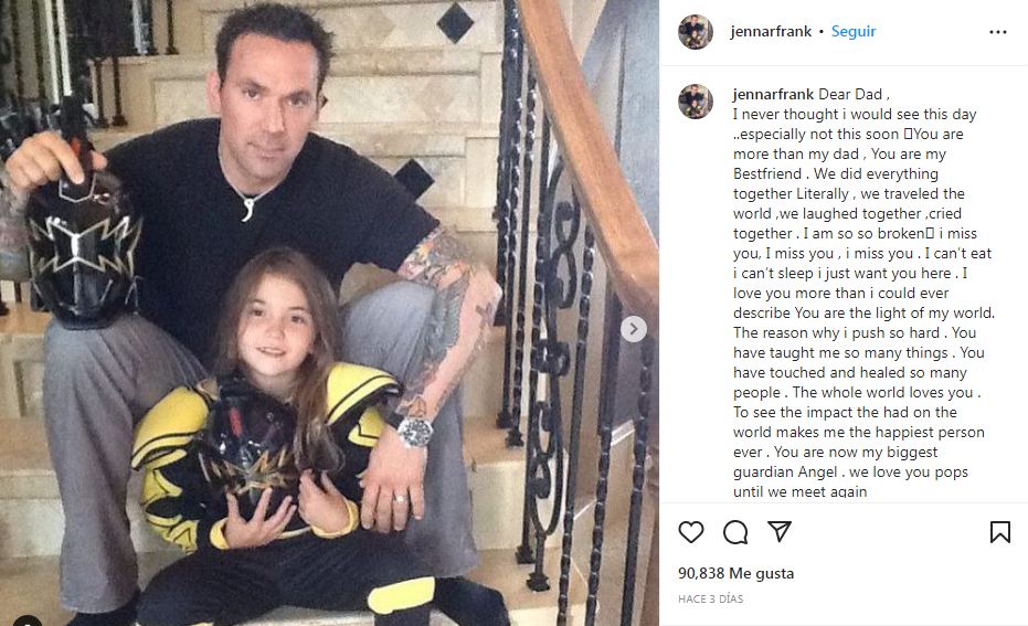 Hija de Jason David Frank 