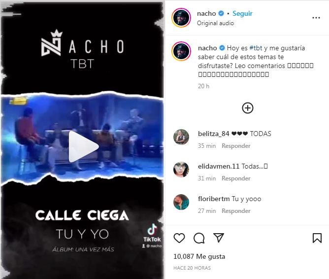Nacho recordó a Chyno con un emotivo video