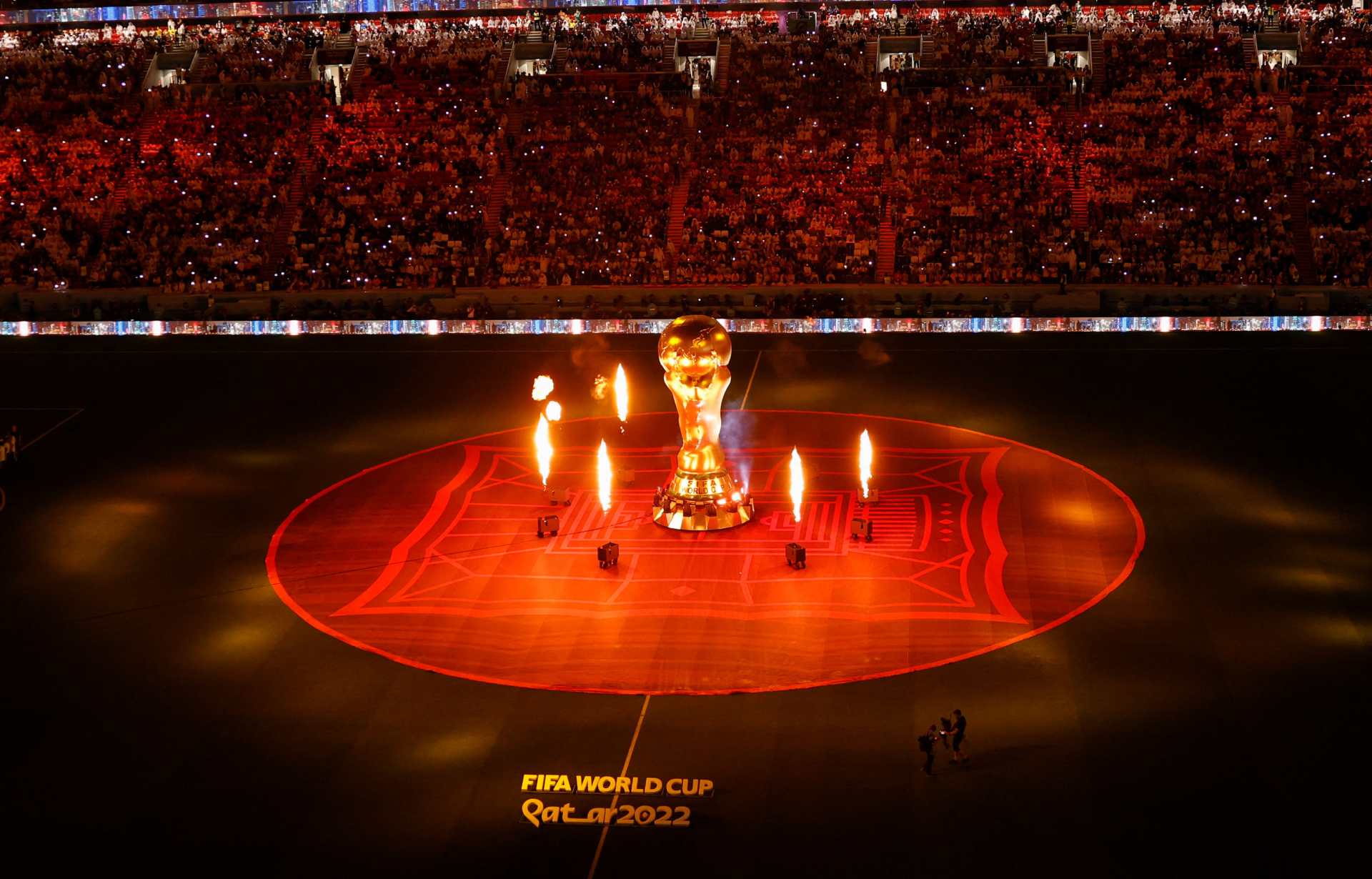 Copa del Mundo de Qatar se inauguró con una ceremonia de recuerdo a la historia del torneo