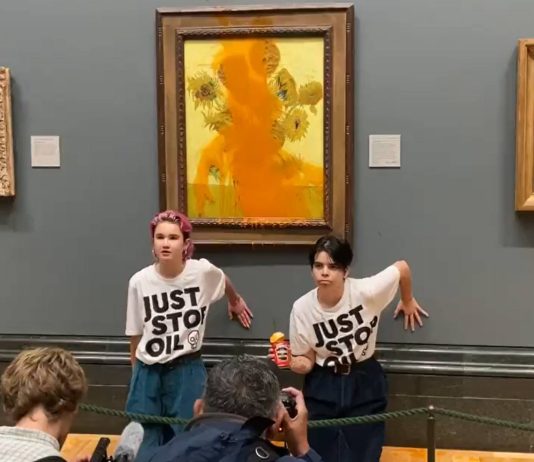 girasoles de Van Gogh con la sopa de tomate 2022