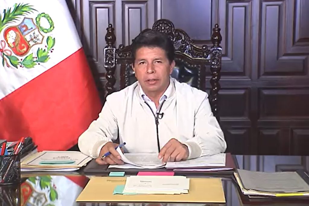 Golpe de Estado en Perú: Pedro Castillo anuncia disolución del Congreso