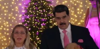 Maduro compartió su “mensaje navideño” acompañado de Cilia Flores