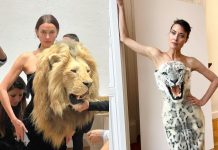 Schiaparelli levanta polémica por vestidos con cabezas de animales hechas a mano