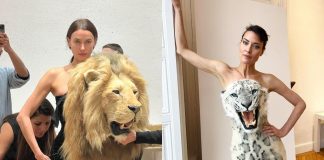 Schiaparelli levanta polémica por vestidos con cabezas de animales hechas a mano
