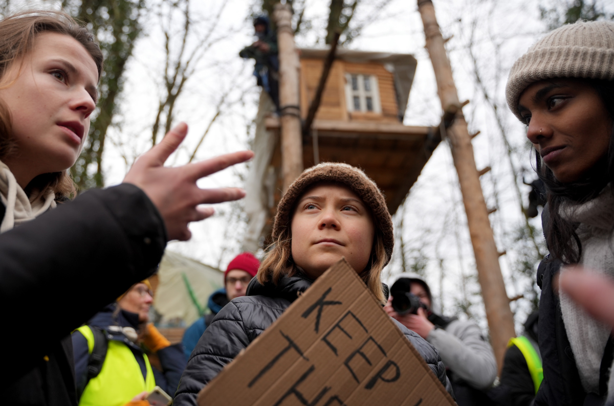 Greta Thunberg afirma que «la protección del clima no es un delito»