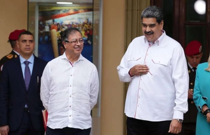 Maduro recibió a Petro
