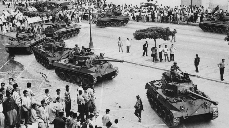 Desde el 1 de enero de 1958, el gobierno de Pérez Jiménez enfentó numerosos alzamientos e insurrecciones militares. Getty Images  