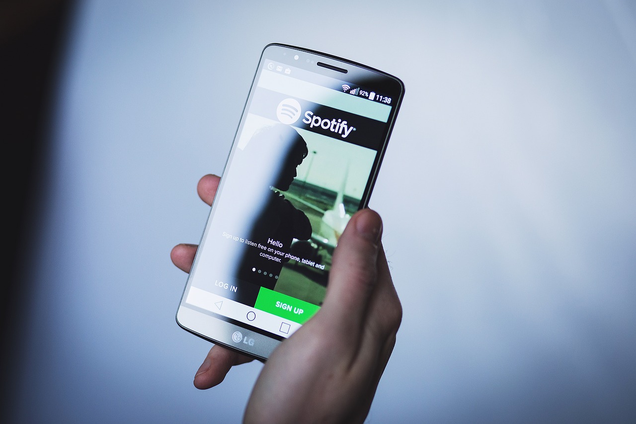 Spotify en telefono android