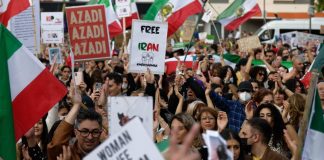 Irán personas protestas